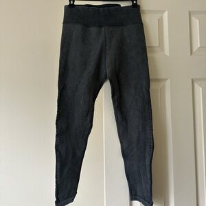 NWT aerie Dark Gray Leggings with Side Detailing